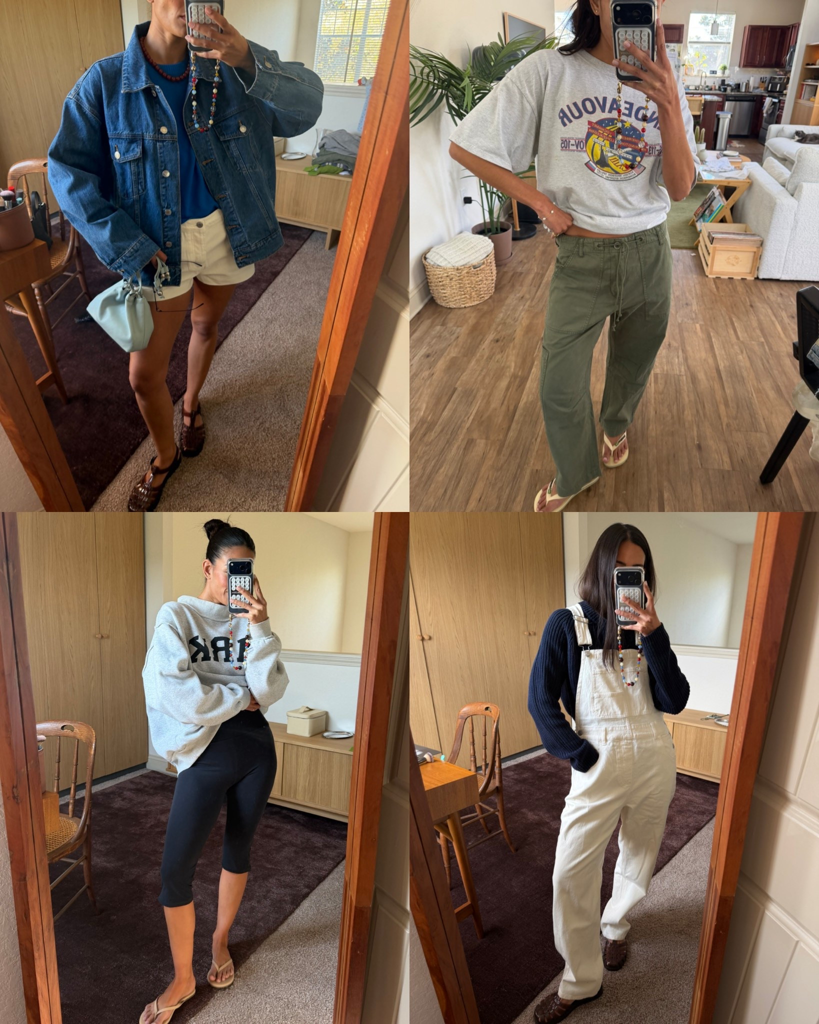 weekly roundup (part 2!)
- I’m wearing a size medium in denim jacket and 27 in mini shorts
- i’m wearing a size 26 in green pants (pretty tts!) 
- wearing a small in the capris (best ones I’ve ever tried) 
- wearing a size small in these perf overalls + medium in fisherman crewneck

#LTKgrwm #LTKSeasonal #LTKootd