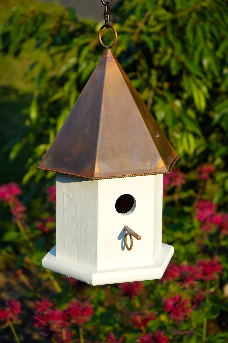 Copper Songbird Bird House | Plow & Hearth