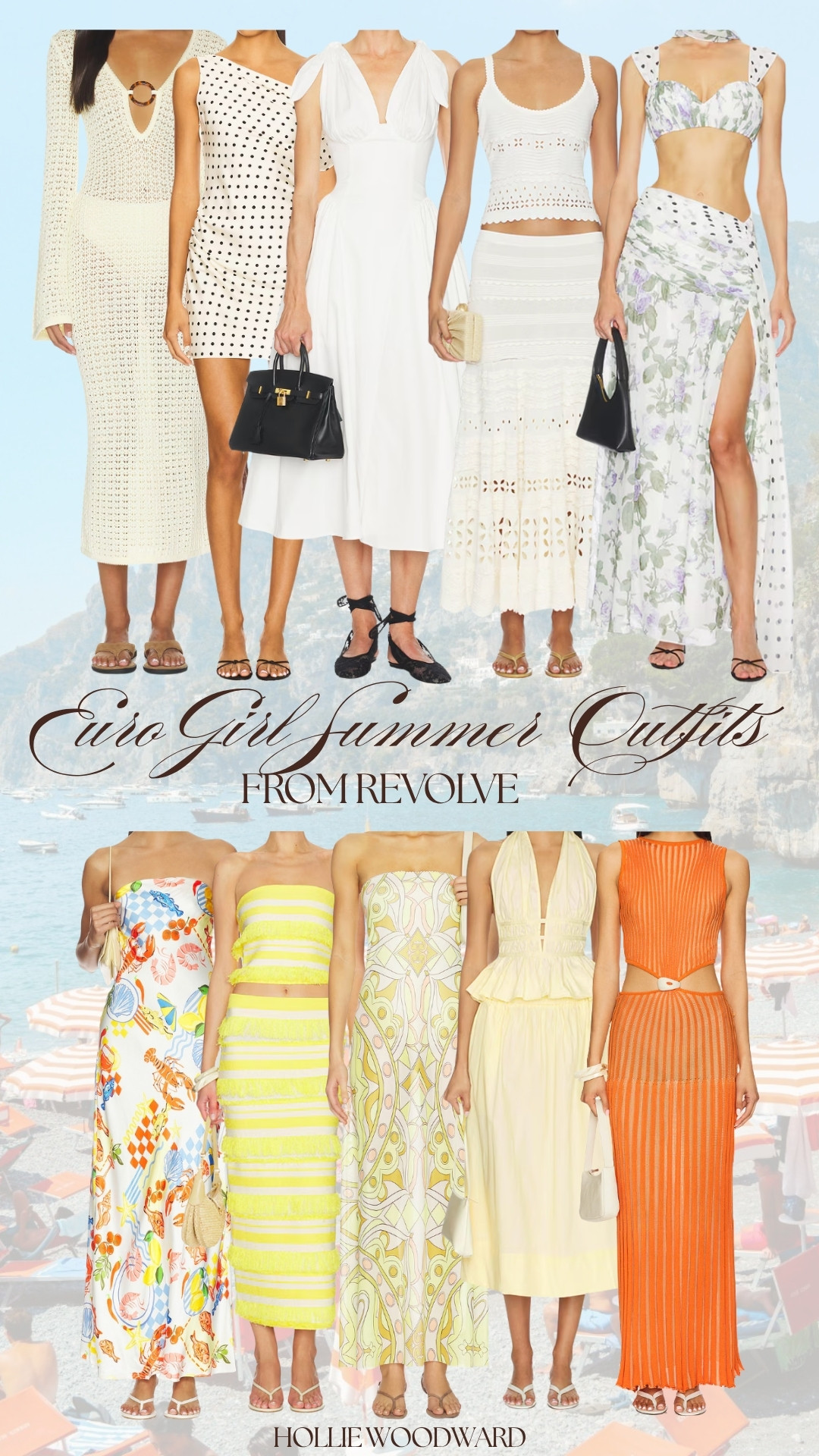 revolve euro summer outfits 🧡 

 