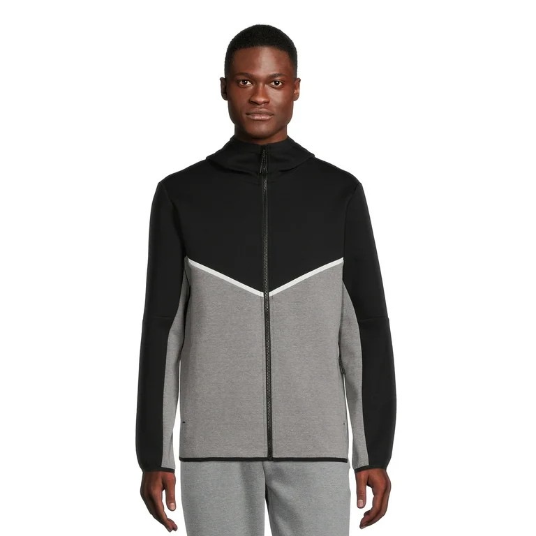 Russell Men's and Big Men's Active Fusion Knit Jacket, Sizes up to 5XL | Walmart (US)
