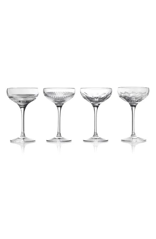 Waterford Mixology Mixed Set of 4 Coupe Glasses at Nordstrom | Nordstrom