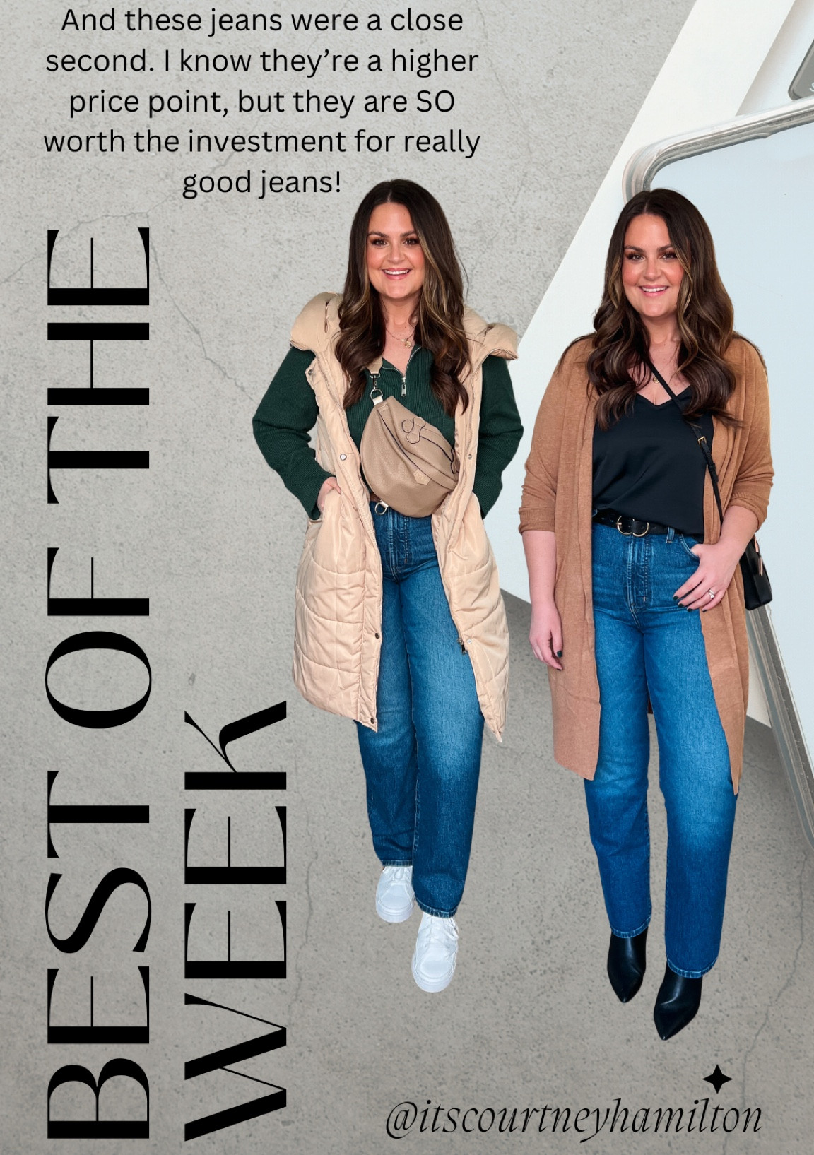 Curvy denim, jeans, quality denim

I wear a 30 and 31, depending on weekly fluctuation. Do not size up 

#LTKmidsize #LTKstyletip