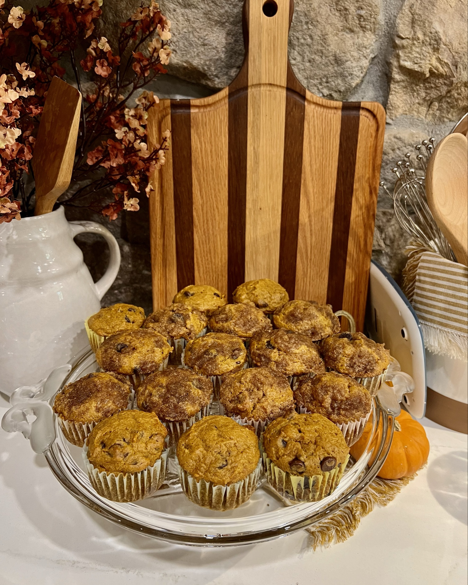 This weekend I baked pumpkin flavored muffins and bagels, and sourdough bread. We're getting ready for Fall!

#LTKHome #LTKU #LTKSeasonal