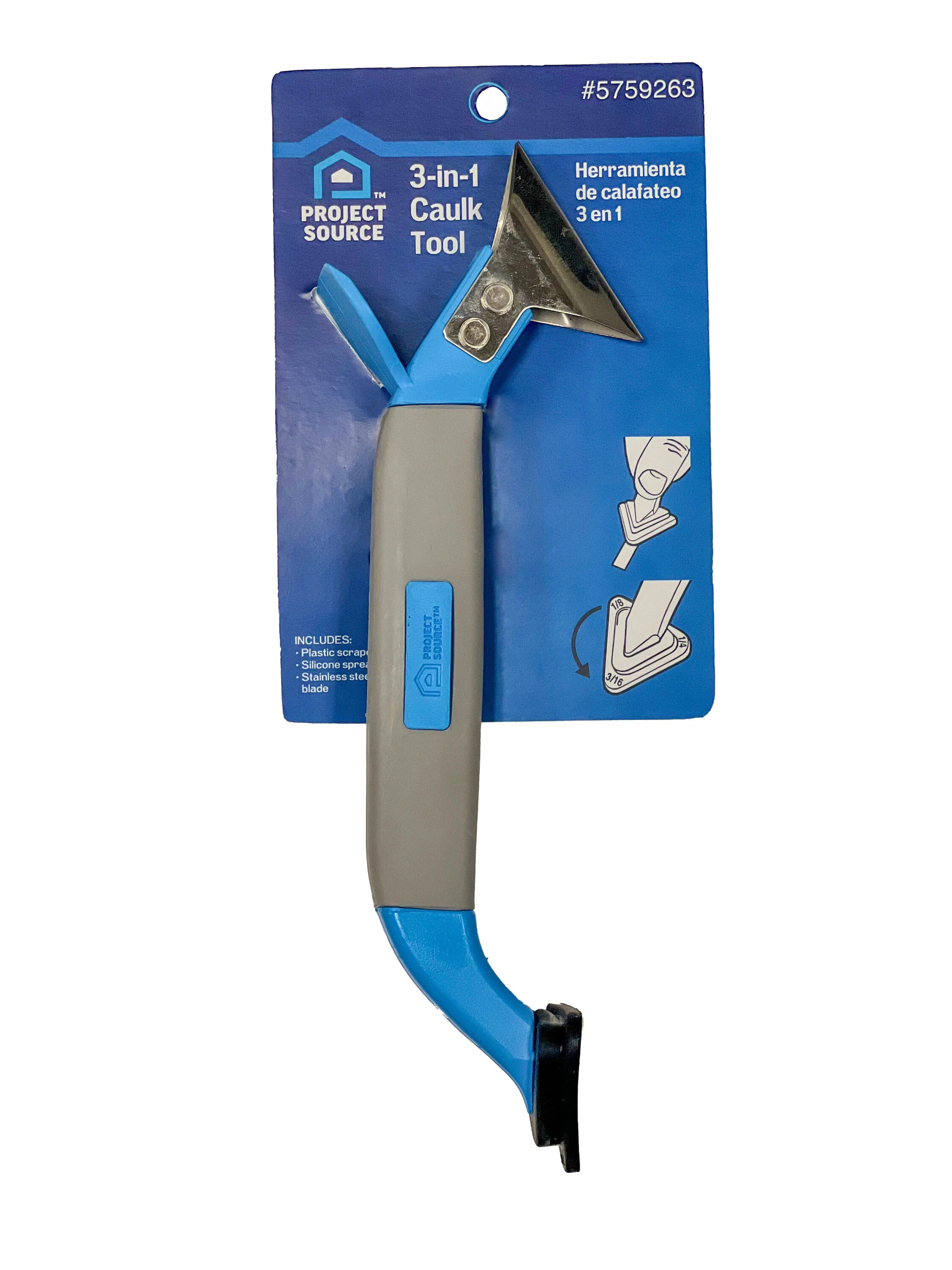 Project Source Caulk applicator tool Stainless Steel one_size | CT31-PS | Lowe's