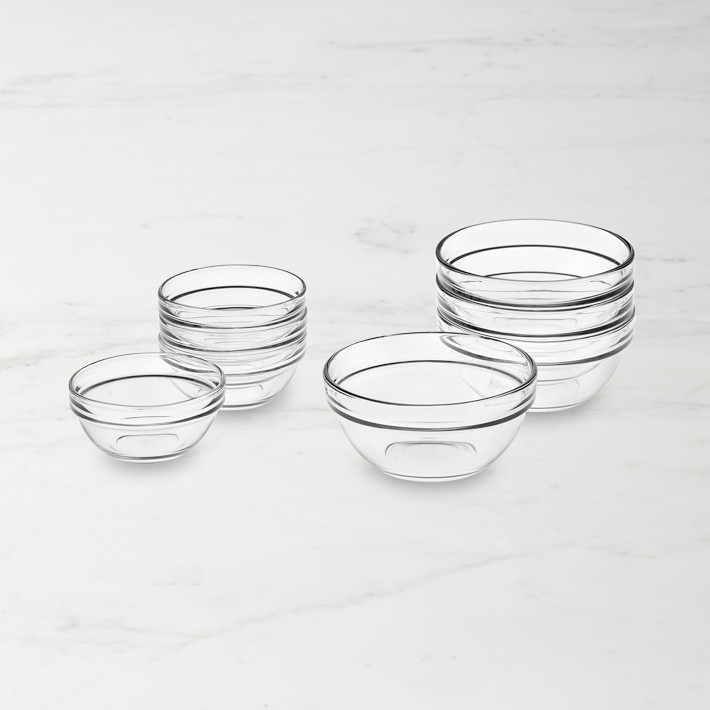 Glass Prep Mixing Bowls, Set of 8 | Williams-Sonoma