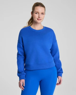 SPANX® BoostUp Cotton Fleece Crewneck | Spanx