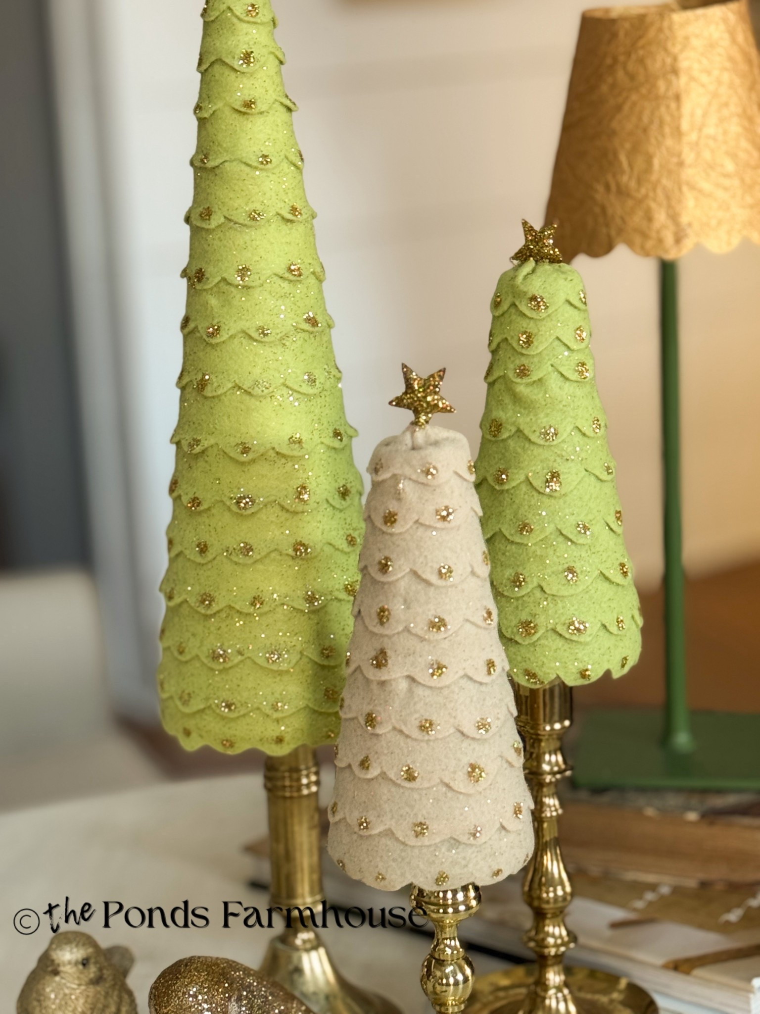 Create stunning DIY Felt Christmas Trees with these simple supplies. See blog post for full tutorial!  https://www.thepondsfarmhouse.com/easy-felt-christmas-trees-tutorial-no-sew-crafts-for-beginners/

#LTKHome #LTKHoliday #LTKSeasonal