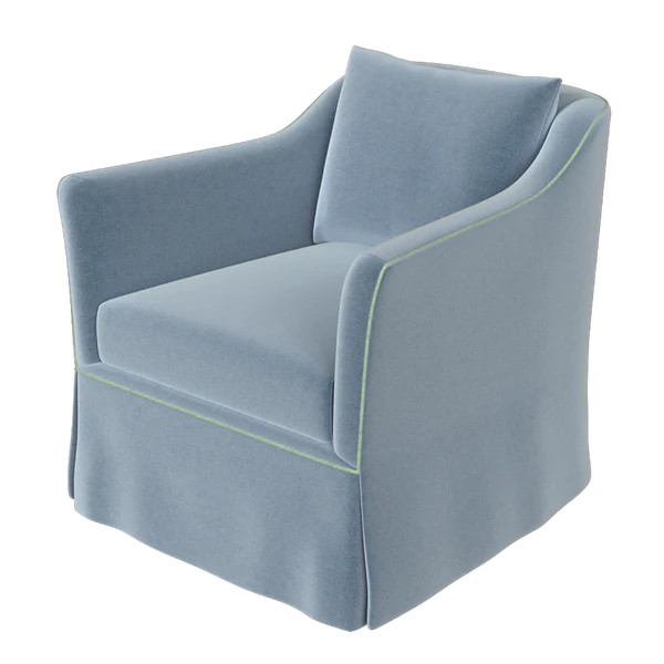 Upholstered Square Swivel Chair | coley home
