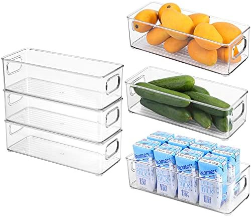 MaxGear Fridge Organizer Bins Clear Stackable Pantry Organization and Storage Multi-Use Storage B... | Amazon (US)
