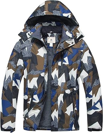 Men's Mountain Waterproof Ski Jacket Snowboard Jacket Windproof Snowboarding Jacket Warm Winter C... | Amazon (US)