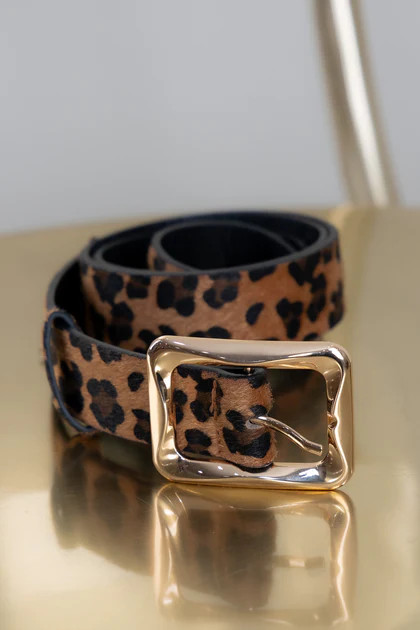 Leo Leopard Pattern Belt | The Willow Tree