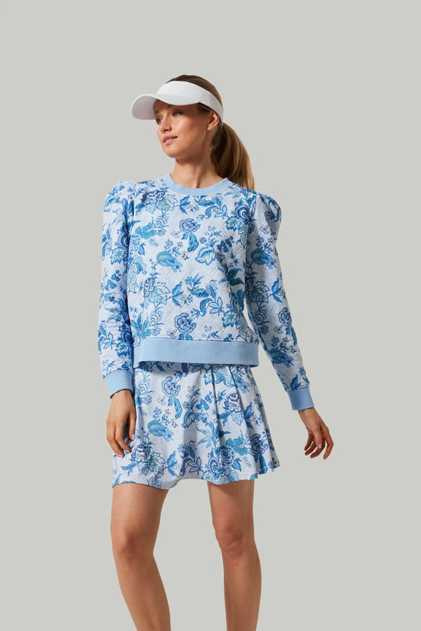 Heirloom Floral Puff Sleeve Pullover | Tuckernuck (US)