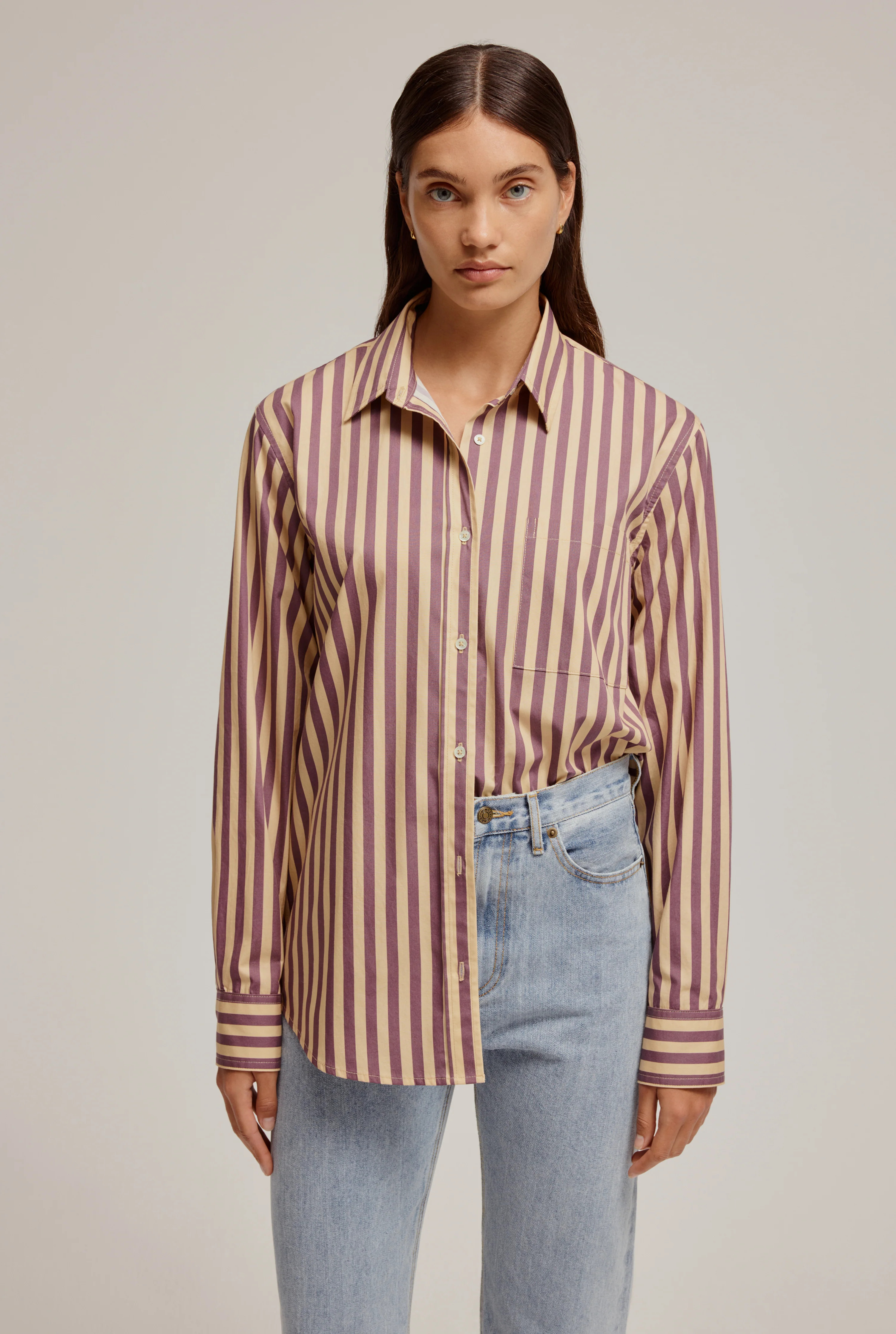 Printed Heavy Poplin Shirt | Venroy AU
