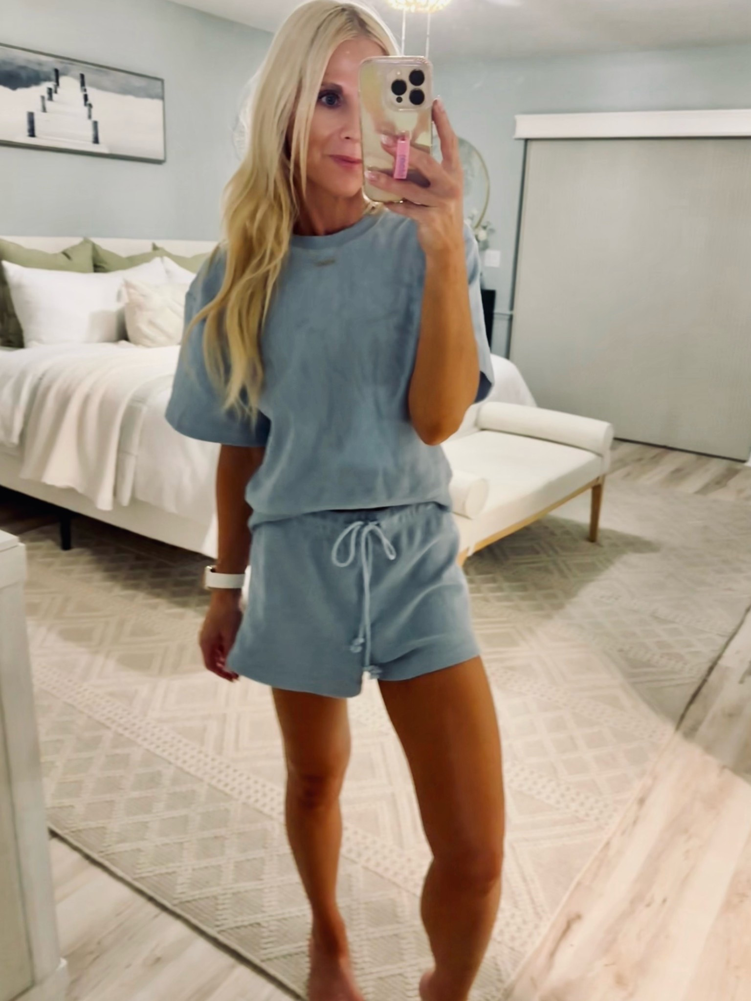 Viral Target terrycloth shorts set. Comfy. Cute. Downside no pockets. I’m wearing XS in both pieces.

#LTKdayinmylife #LTKootd