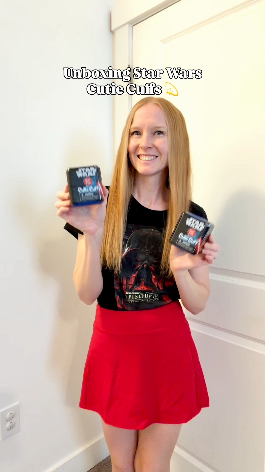 Unboxing Star Wars cutie cuffs in my Darth Vader outfit!

#LTKootd #LTKgrwm #LTKTravel