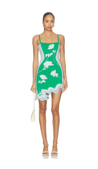 PH5 Lyndon Wavy Mini Dress in Green. - size L | Revolve Clothing (Global)