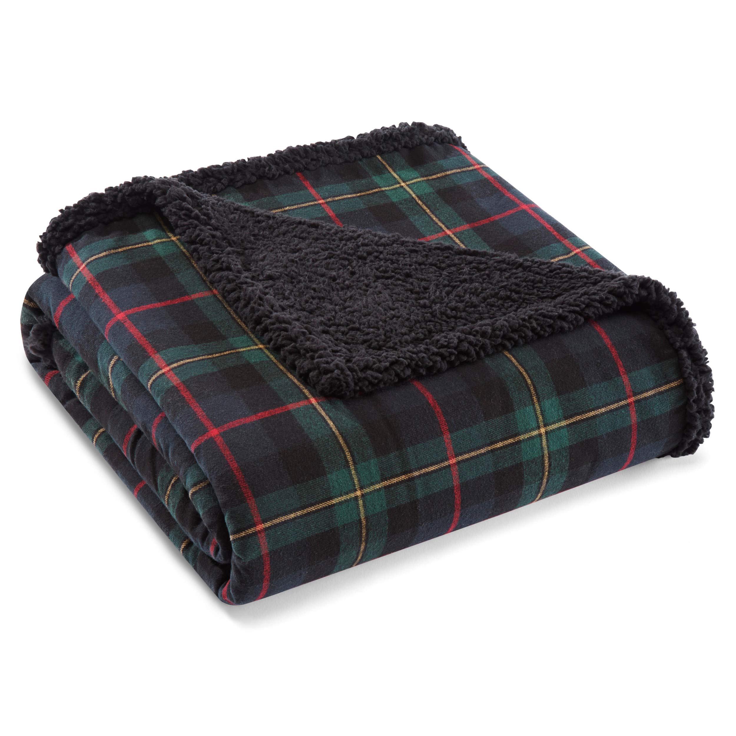 Eddie Bauer - Blanket, Super Soft Reversible Sherpa & Brushed Fleece Bedding, Throw Blankets for ... | Amazon (US)