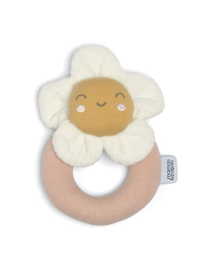 Mamas & Papas Baby/Toddle Soft Grabber Rattle, Ring Shaped, Grateful Garden | Amazon (UK)