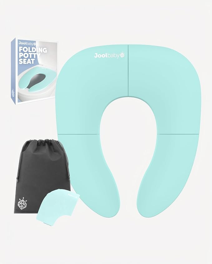 Jool Baby Folding Travel Potty Training Seat – Easy-Remove Pull Tab (Aqua) | Amazon (US)
