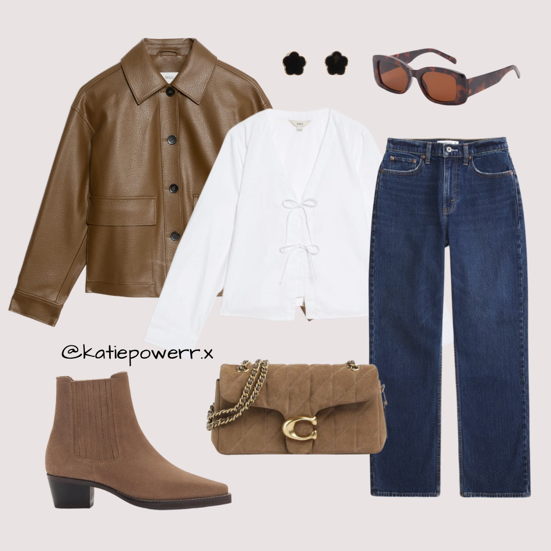 This jacket.. wow! Really loving brown tones with dark denim atm so had to style 2 different looks. Which is your favourite? 

#LTKuk #LTKFashionMonth #LTKeurope