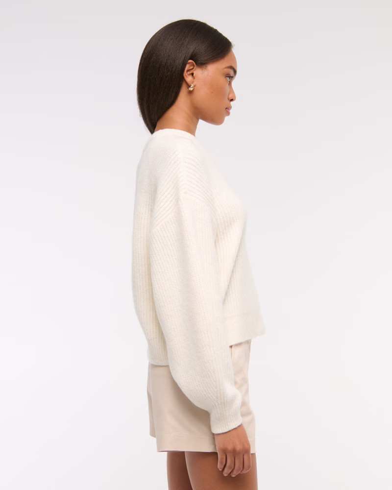 Women's Barrel Sleeve Sweater | Women's New Arrivals | Abercrombie.com | Abercrombie & Fitch (US)