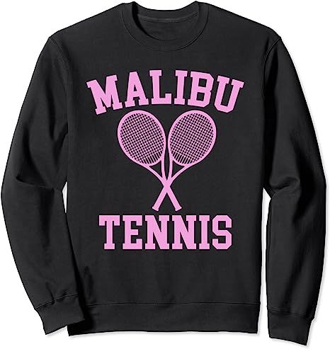 Malibu Tennis Rackets Graphic Sweatshirt | Amazon (US)