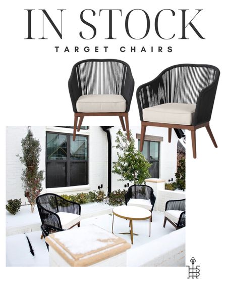 I love these chairs! They have been uncovered for two years and still look brand new! These are such a great look for less!

Patio furniture, target, home, target, phones, target, patio, rope, chair, patio chair, black patio, white patio, modern patio, BoHo, farmhouse, transitional 

#LTKsalealert #LTKhome #LTKSeasonal