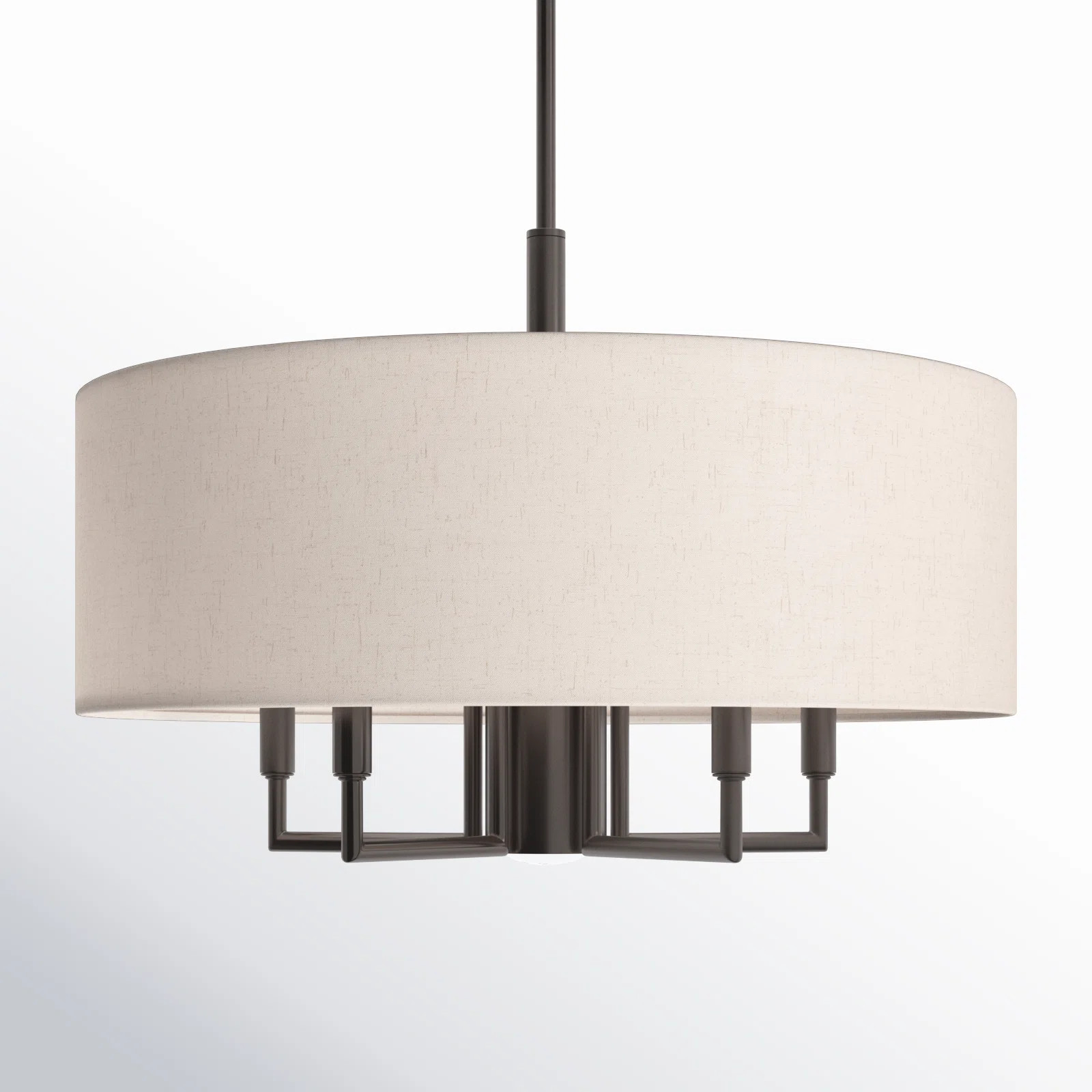Bazilijus 6 - Light Dimmable Drum Chandelier | Wayfair North America