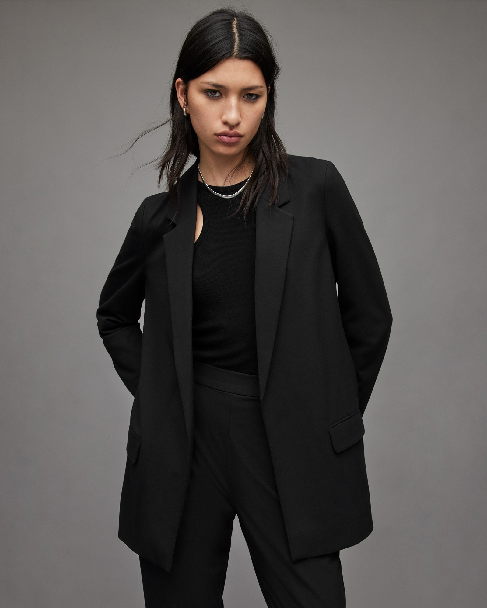Aleida Jersey Blazer | AllSaints US