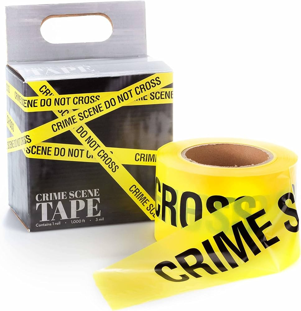 Caution, Police or Biohazard High Visibility Tape | 1000 Ft | Halloween Decoration Tape for Haunt... | Amazon (US)