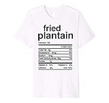 Fried Plantain Nutritional Value Premium T-Shirt | Amazon (US)