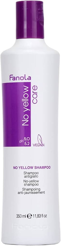 Fanola No Yellow Purple Shampoo - Purple Color Depositing Shampoo for Blondes, Bleached & Grey Ha... | Amazon (US)