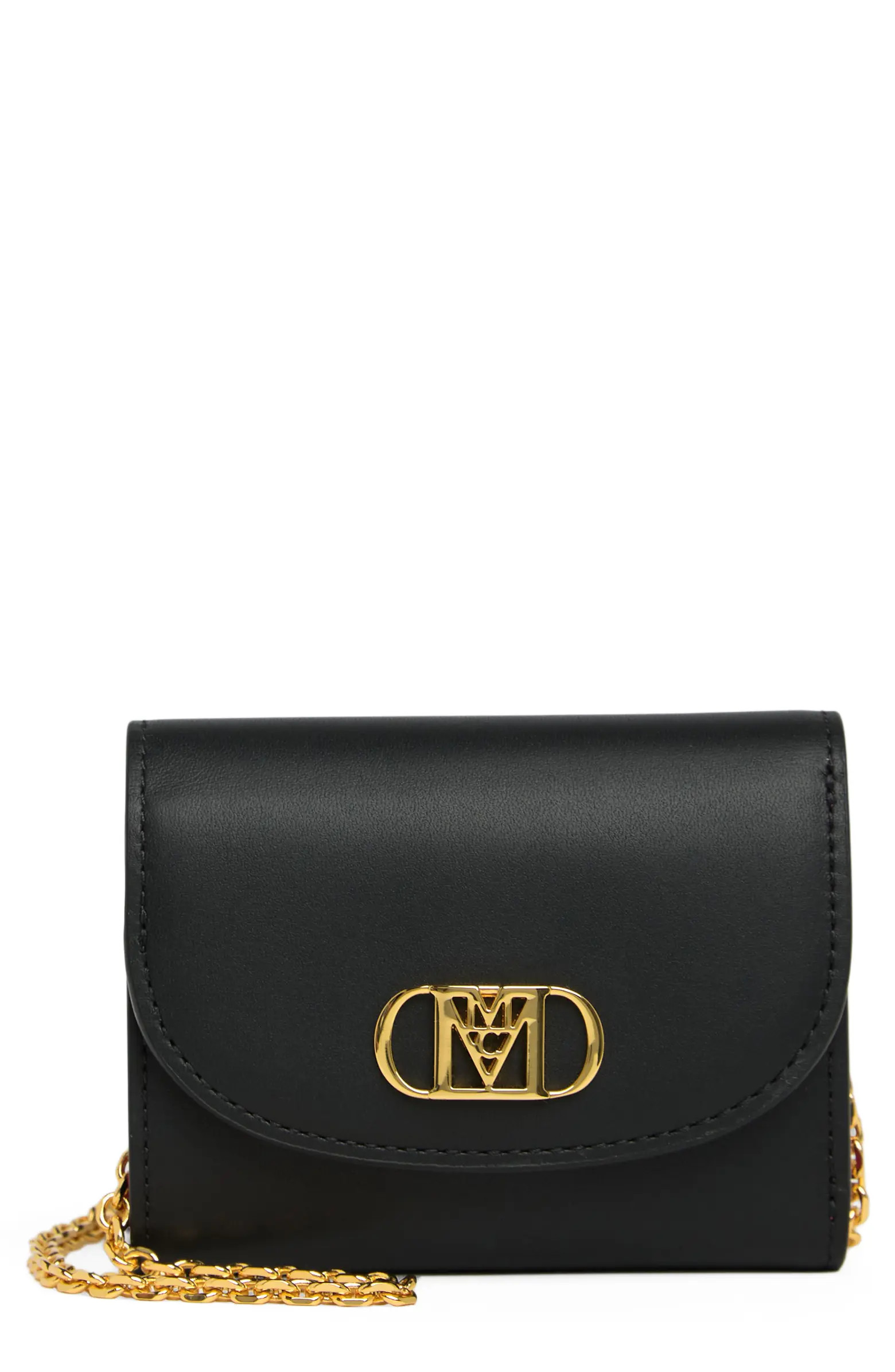 MCM Mode Travia Leather Chain Wallet | Nordstromrack | Nordstrom Rack