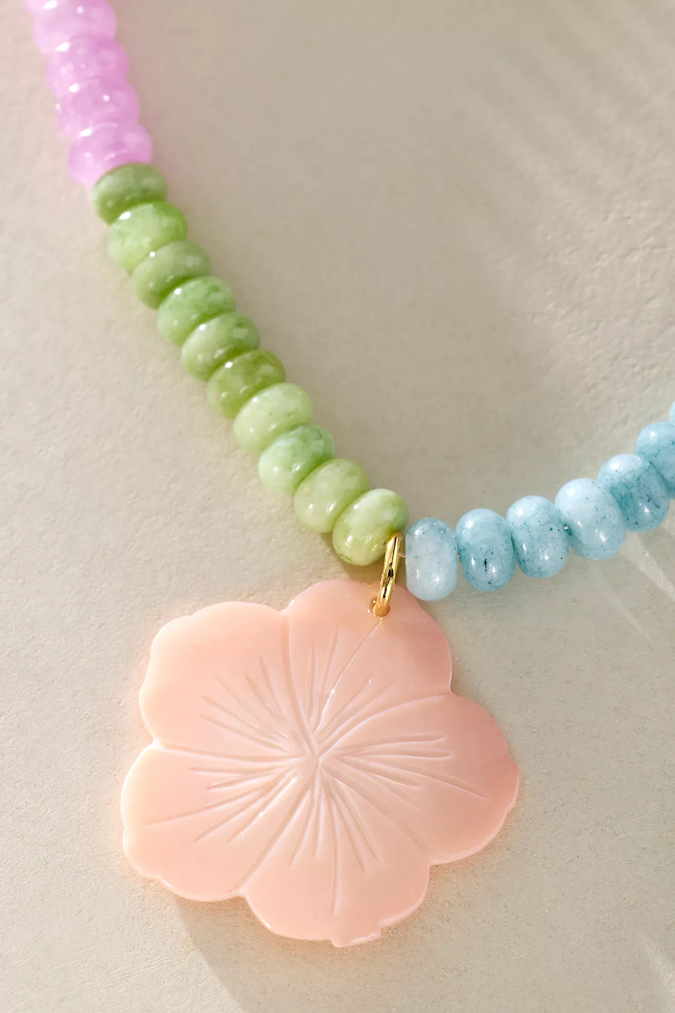 Logan Tay Pearl Rainbow Flower Necklace | Free People (Global - UK&FR Excluded)