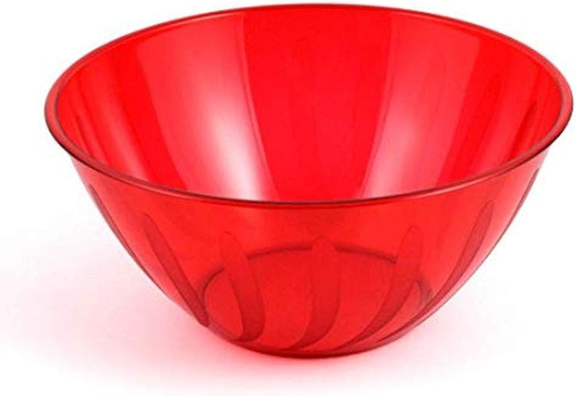 Maryland Red Plastic Medium Bowl (70 oz.) 1 Pc. - Chic Swirls Design, Perfect for Dinner Parties,... | Amazon (US)