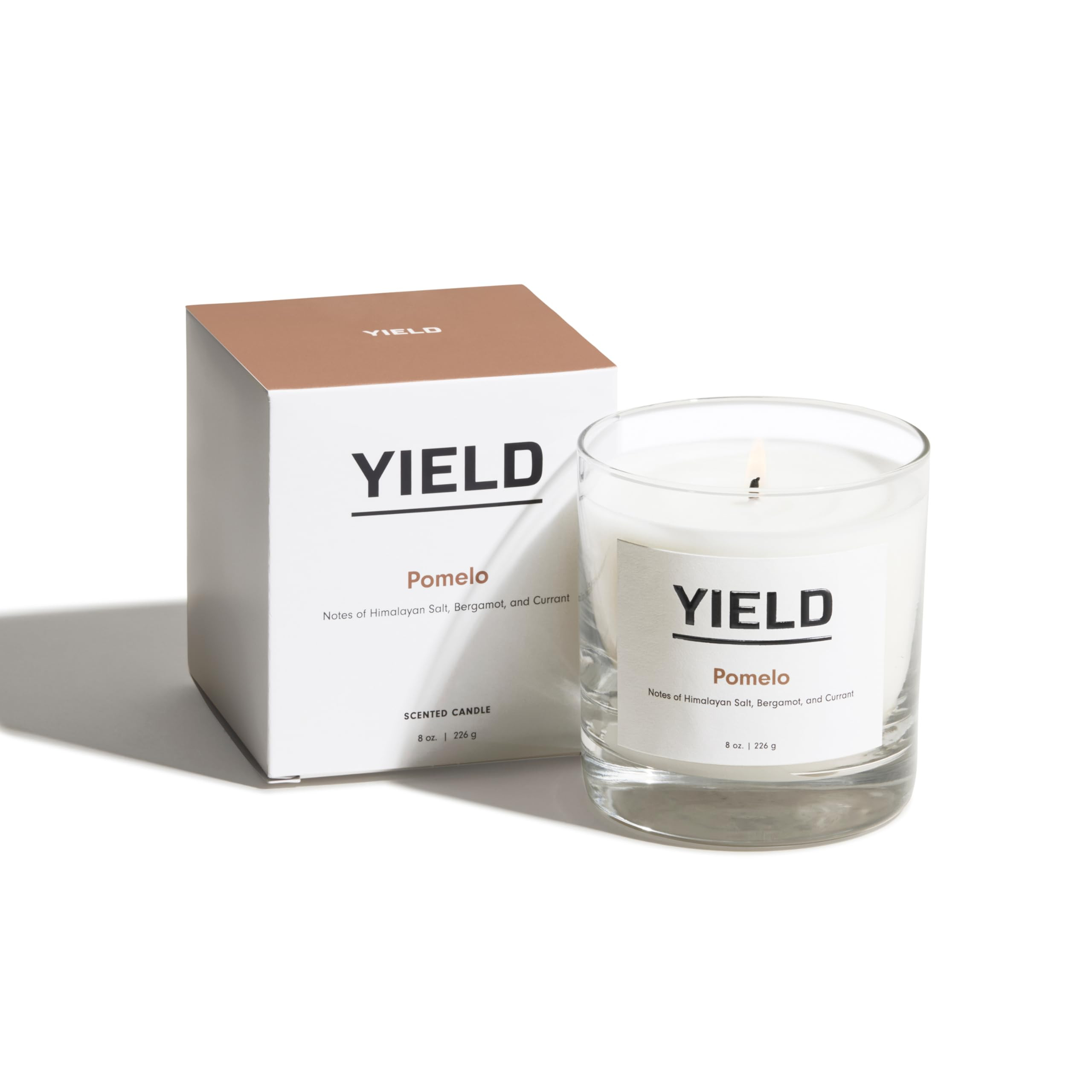 Yield 8oz. Hinoki Candle - Cypress, Char, & Vetiver Scented Luxury Candle - Aromatherapy Essentia... | Amazon (US)