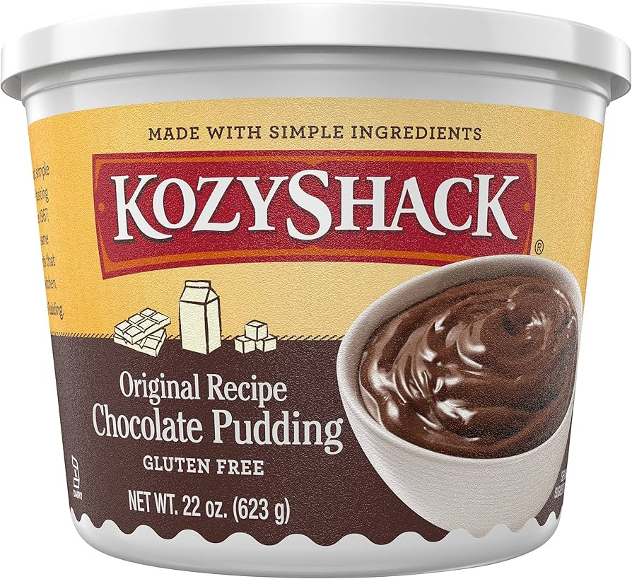 Kozy Shack Original Recipe Chocolate Pudding, 22 oz Tub | Amazon (US)