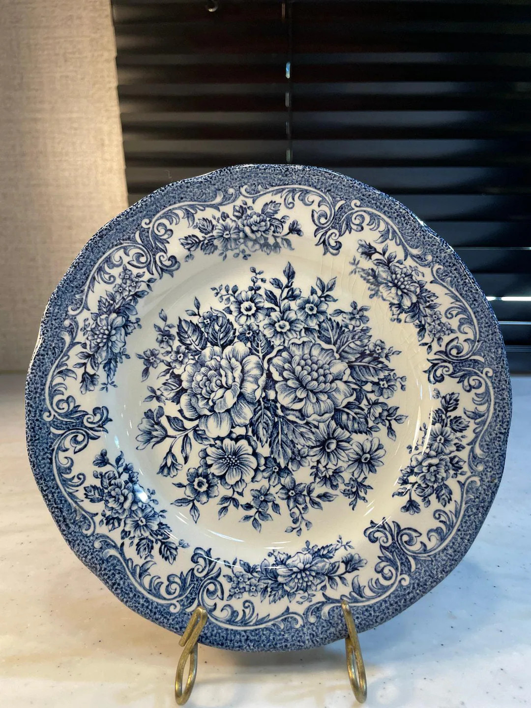 Royal Staffordshire Avondale Ironstone Blue J&G Meakin England Dessert Plate EUC - Etsy | Etsy (Global)
