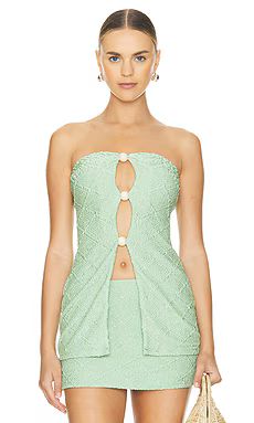 DEVON WINDSOR Jasper Top in Seafoam from Revolve.com | Revolve Clothing (Global)