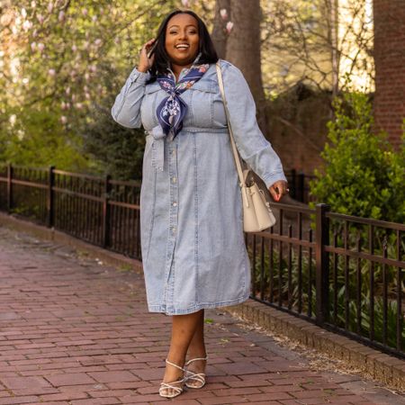 Denim is always in and these dresses are perfect for the season! Take a look at all of these fun denim & chambray dress options including this gorgeous button front midi option. 

Wearing size XXL

#LTKstyletip #LTKplussize #LTKSeasonal