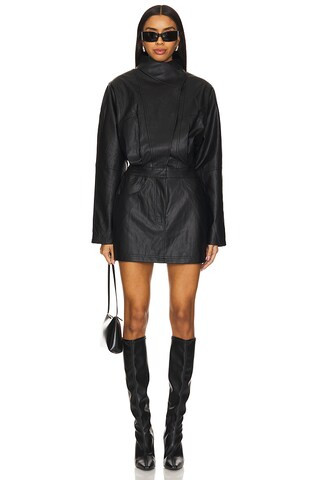 Ronny Kobo Maddix Dress in Jet Black from Revolve.com | Revolve Clothing (Global)