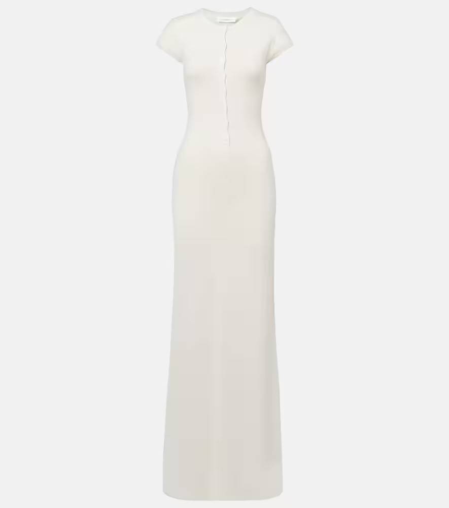 Aya Muse Caden knitted silk-blend maxi dress | Mytheresa (US/CA)