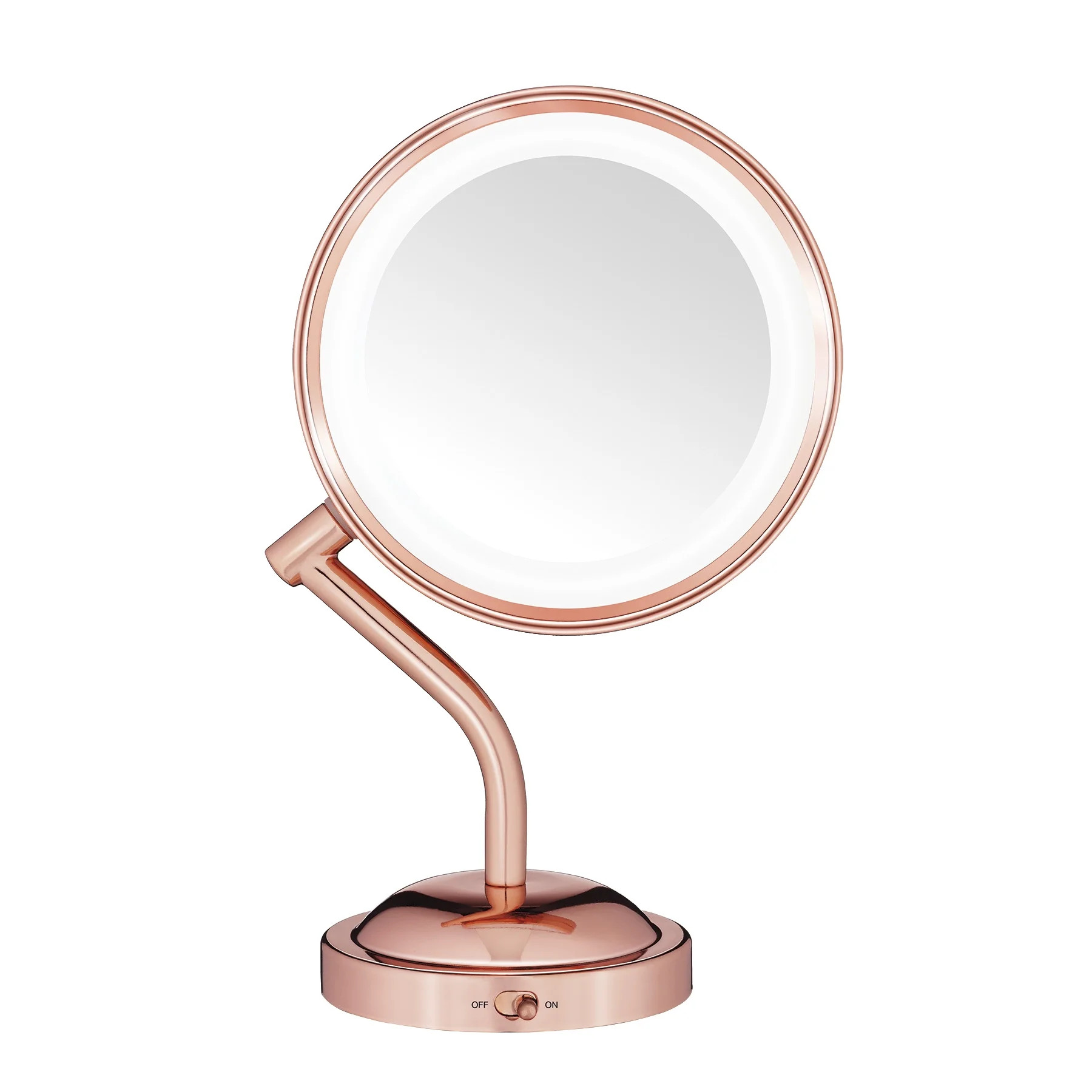 Conair LED Lighted Vanity Makeup Mirror, 1x/5x Magnification, Rose Gold BE4SRG | Walmart (US)