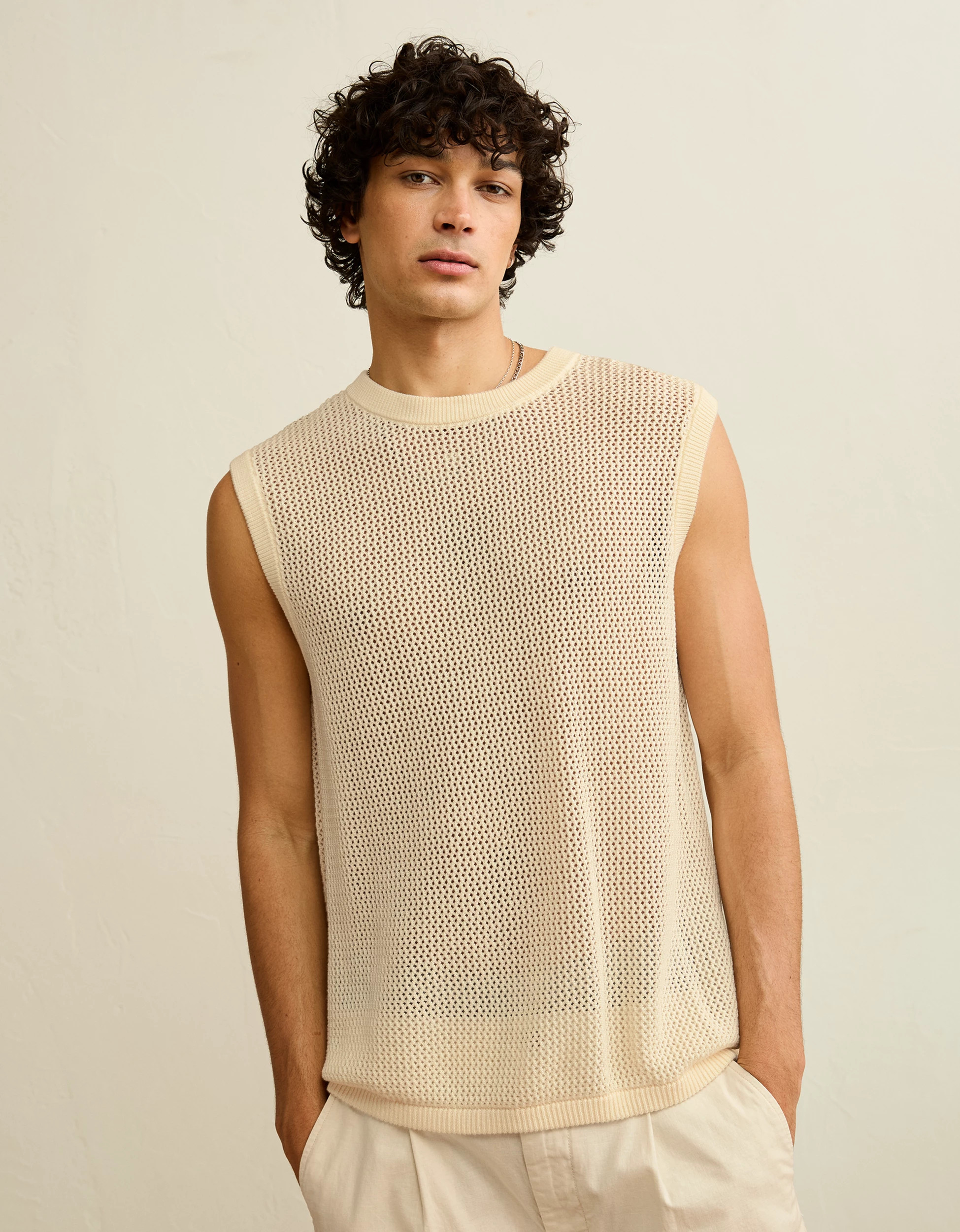 AE Open-Knit Sweater Tank | American Eagle Outfitters (US & CA)
