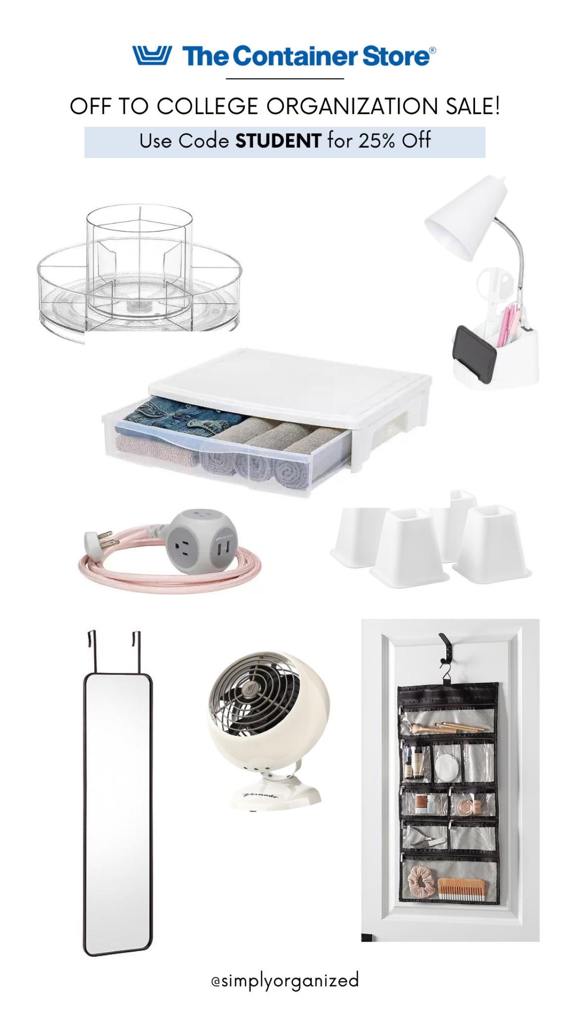 If you have a child heading to college, the Container Store College Sale is on! There’s a whole page dedicated to dorm essentials and storage ideas. I’ll continue sharing ideas but here’s a great start!

#LTKsalealert #LTKBacktoSchool