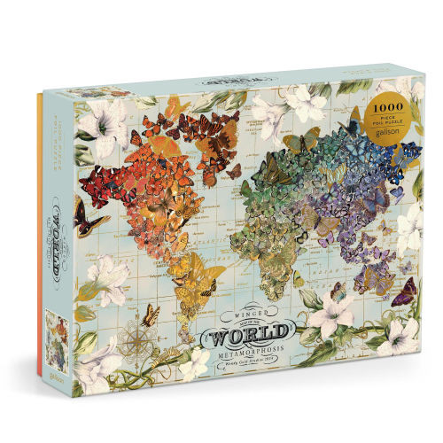 Wendy Gold Winged Metamorphosis 1000 Piece Foil Puzzle | Barnes & Noble
