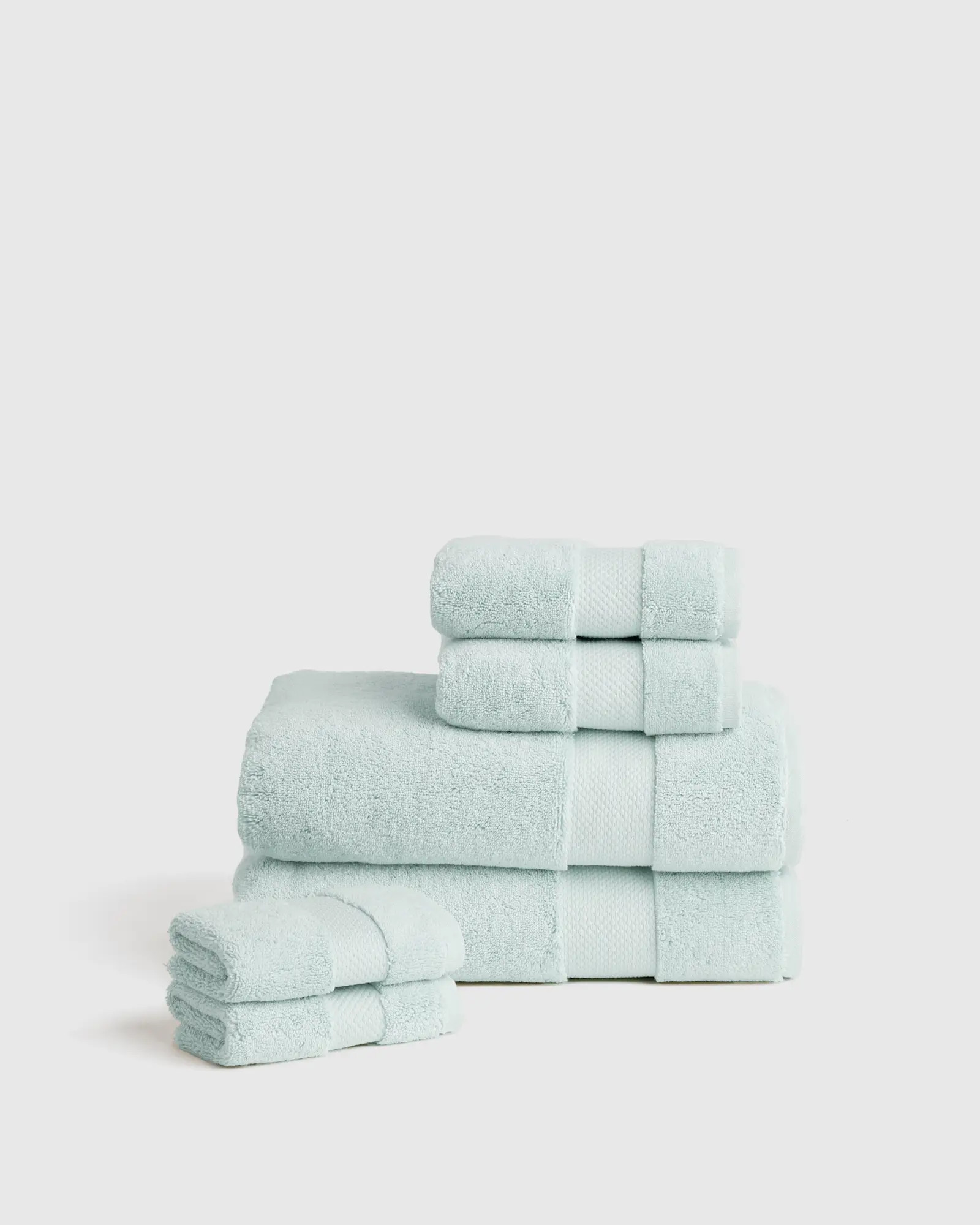 Turkish Ultra Plush Bath Towel Bundle in Mist | Quince