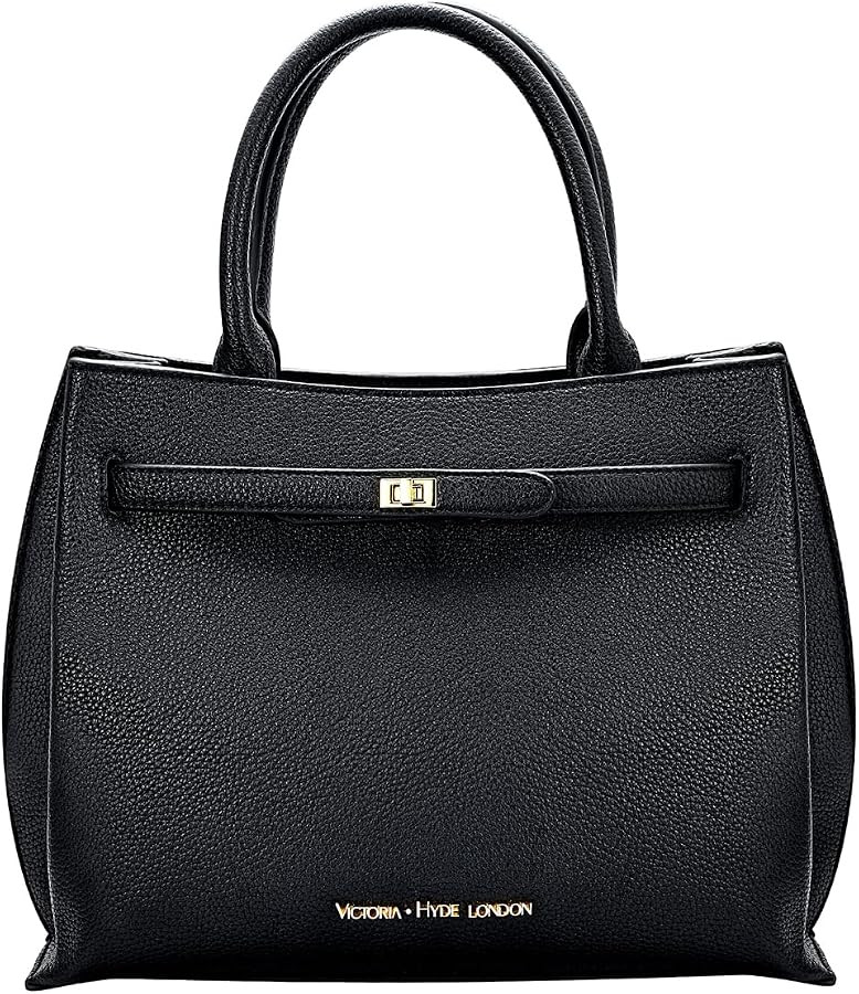VICTORIA HYDE Tote Bag for Women Large PU Leather Shopper Handbags Vegan Travel Shoulder Bags for... | Amazon (US)