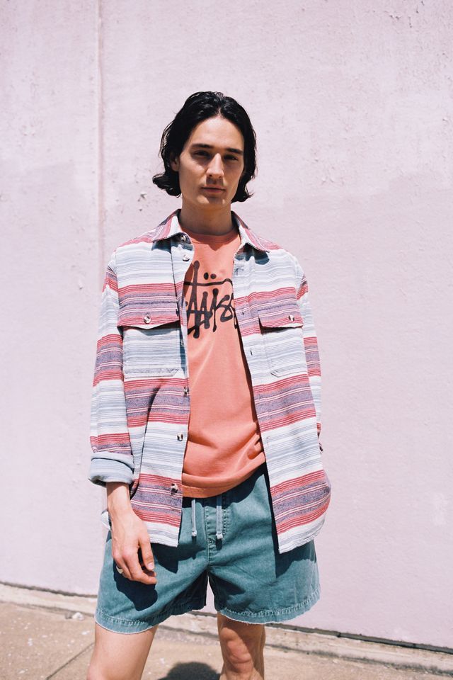 BDG Blanket Stripe Overshirt | Urban Outfitters (US and RoW)