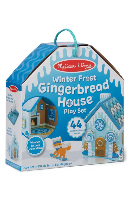 Melissa & Doug Winter Frost Wooden Gingerbread House Play Set at Nordstrom | Nordstrom
